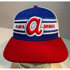 AMERICAN NEEDLE 1918 COOPERSTOWN COLLECTION ATLANTA‎ BRAVES FITTED HAT SIZE 7